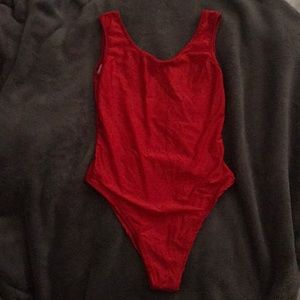 Red Swim Suit